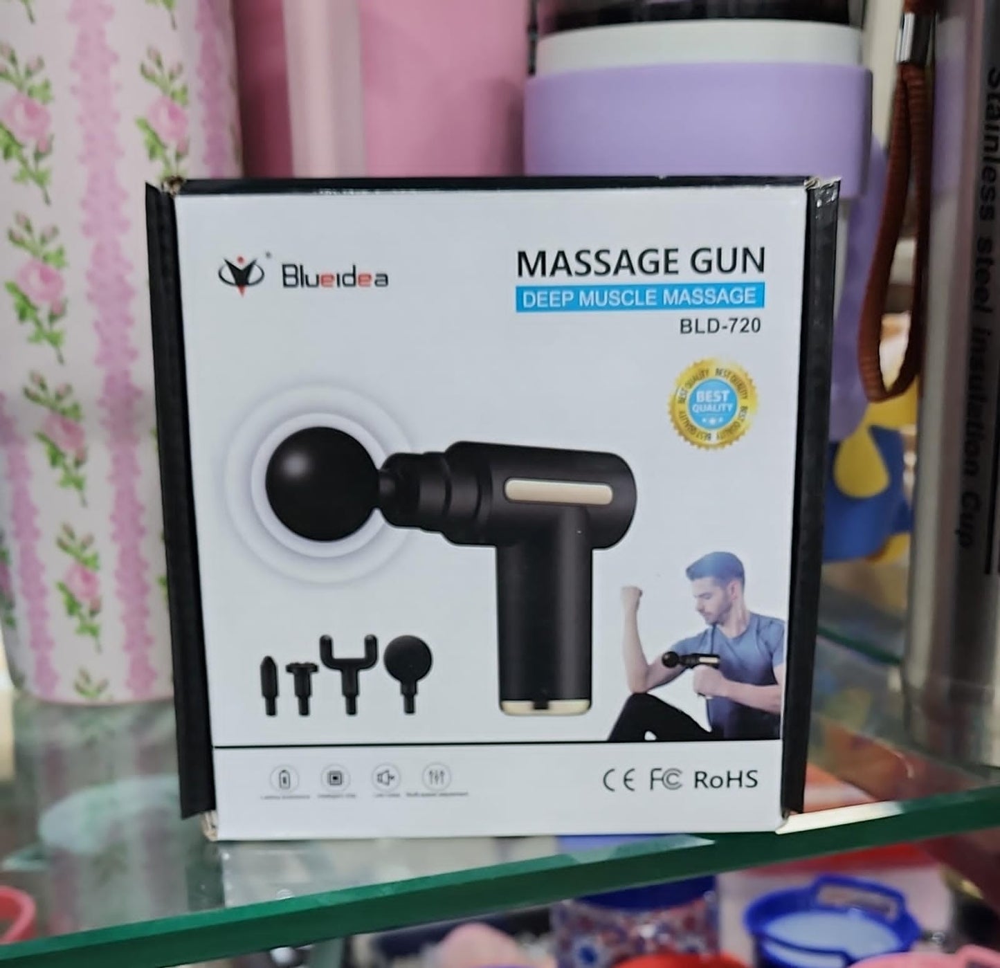 Powerful Massage Gun | Soothe Muscles • Ease Pain